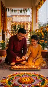 Diwali Diya Lighting