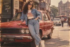 Retro Denim Street Style