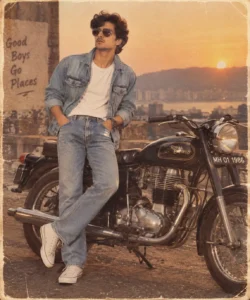 Classic 80s Denim Hero Look