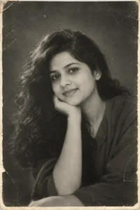 Black And White Vintage Portrait