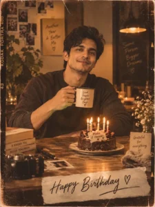 Vintage Film Style Birthday Shot