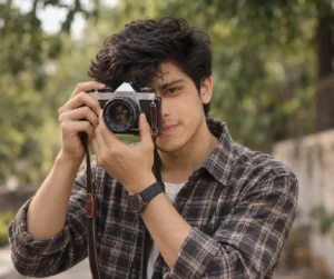Camera-in-Hand Creative Portrait