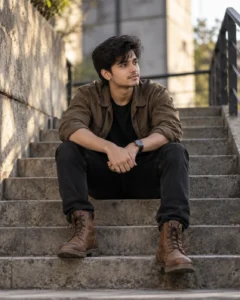 Urban Staircase Portrait