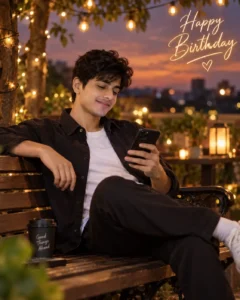 Birthday Celebration Portrait