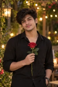 Rose Day Romantic-Editorial Portrait