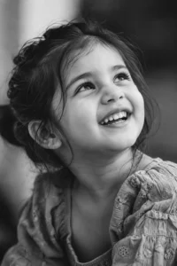 Black-and-White Artistic Close-Up