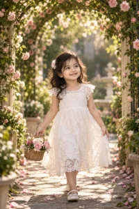 Flower Basket Garden Portrait