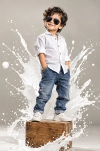 Artistic Splash-Edit Portrait