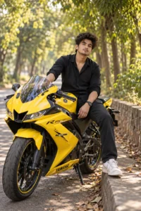 Casual Park Sportsbike Portrait