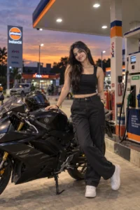 Roadside Fuel Stop Portrait