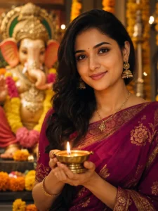 Close-Up Ganesh Chaturthi Festive Look