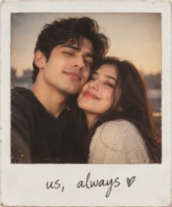 Polaroid Caption Portrait
