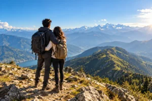 Mountain Summit Moment