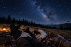 Stargazing in an Open Field