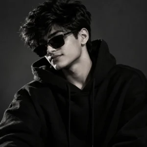 Sunglasses and Hoodie B&W DP