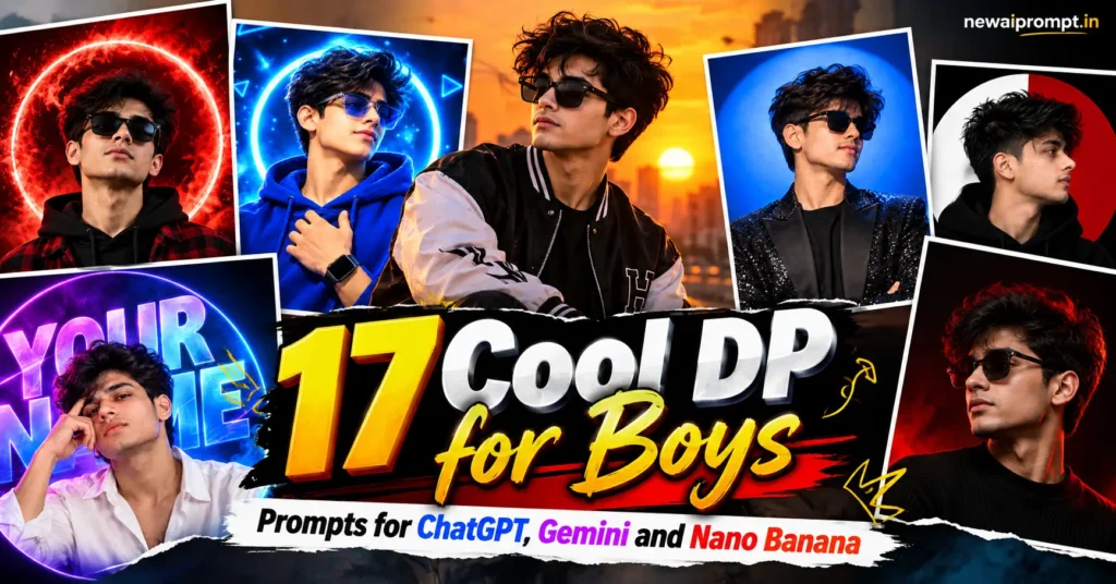 DP for Boys Prompts for ChatGPT, Gemini and Nano Banana