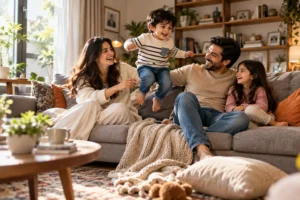 Living Room Candid Moment