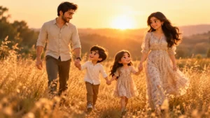 Golden Hour Meadow Walk