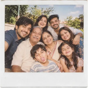 Polaroid Family Memory