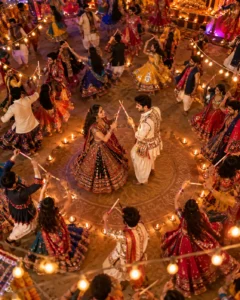 Overhead Circle of Dancers