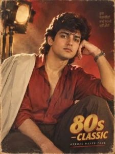 Retro Bollywood Poster Style
