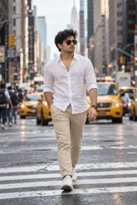 Cinematic Crosswalk Style in the City
