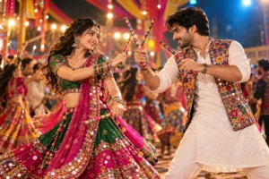 Colorful Dandiya Night Celebration