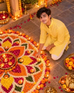 Diwali Rangoli Glow