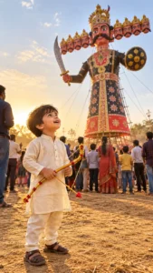 Golden Hour Dussehra Festival Wonder