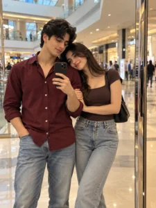 Mall Mirror Selfie Couple