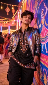 Neon Garba Night Portrait