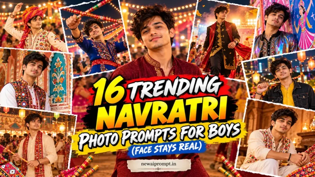 Trending Navratri Photo Prompts for Boys